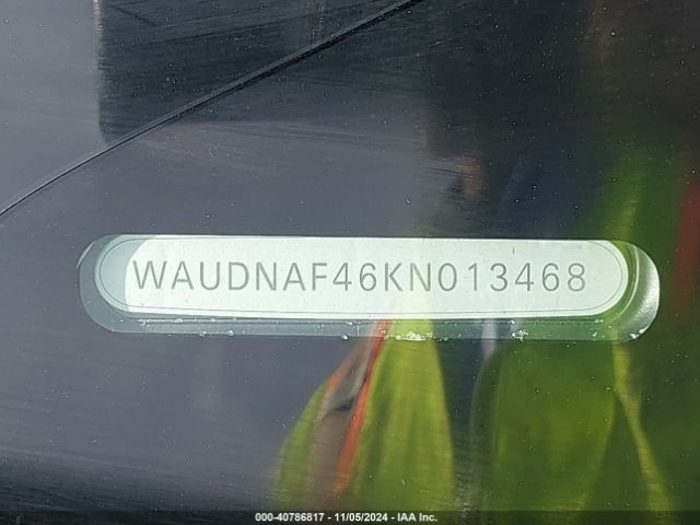 WAUDNAF46KN013468 Audi A4 45 Premium