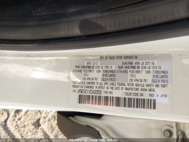 JM3KE4CYXE0420639 Mazda Cx-5 Touring