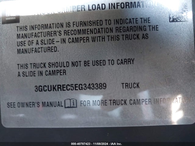 Chevrolet Silverado 1500 2lt 2014 3GCUKREC5EG343389 Image 9