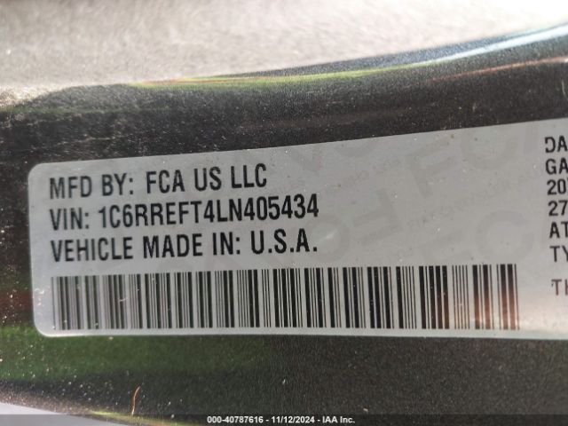 1C6RREFT4LN405434 RAM 1500 Lone Star  4x2 5'7 Box