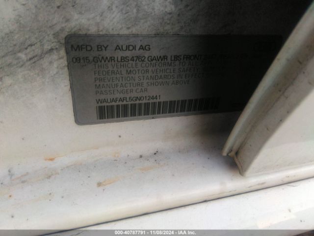 WAUAFAFL5GN012441 Audi A4 2.0t Premium