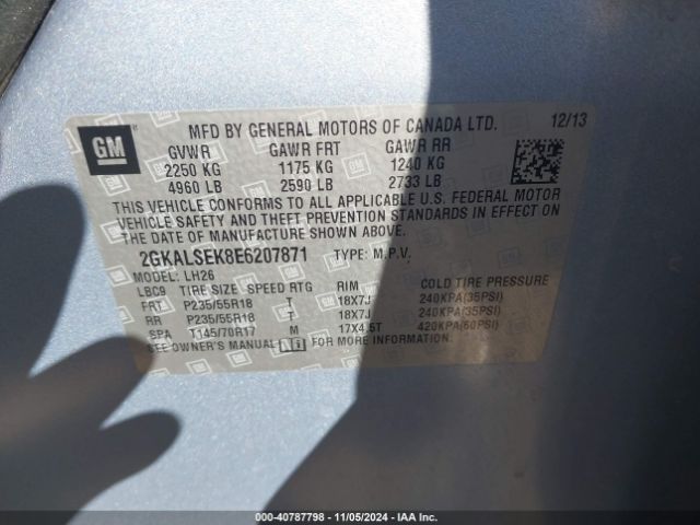 2GKALSEK8E6207871 GMC Terrain Slt-1