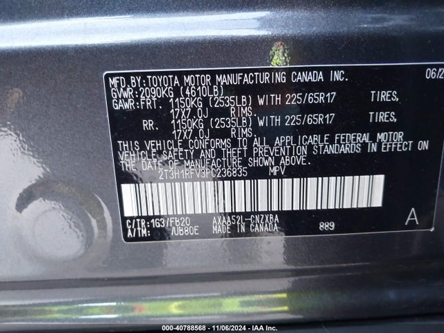 Toyota RAV4 LE 2023 2T3H1RFV3PC236835 Image 9