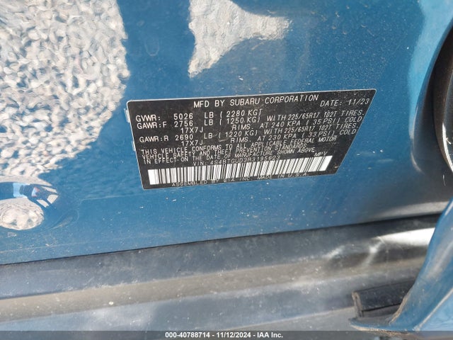 4S4BTGUD3R3195623 Subaru Outback Wilderness