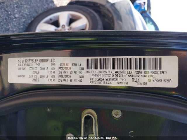 RAM 1500 Express 2014 1C6RR7KT6ES400354 Image 9