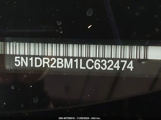 5N1DR2BM1LC632474 Nissan Pathfinder Sv 4wd