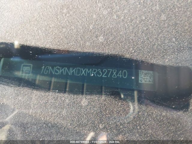 1GNSKNKDXMR327840 Chevrolet Tahoe 4wd Lt