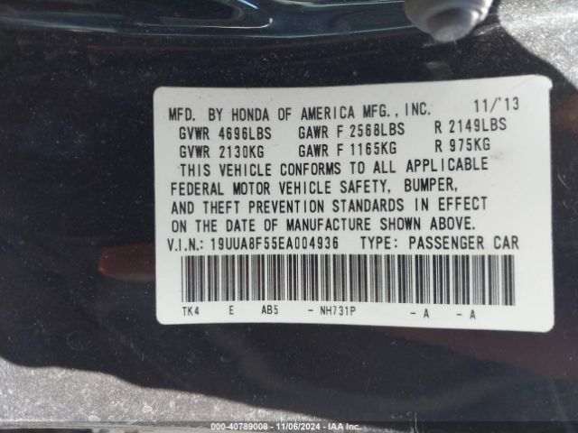 19UUA8F55EA004936 Acura Tl 3.5