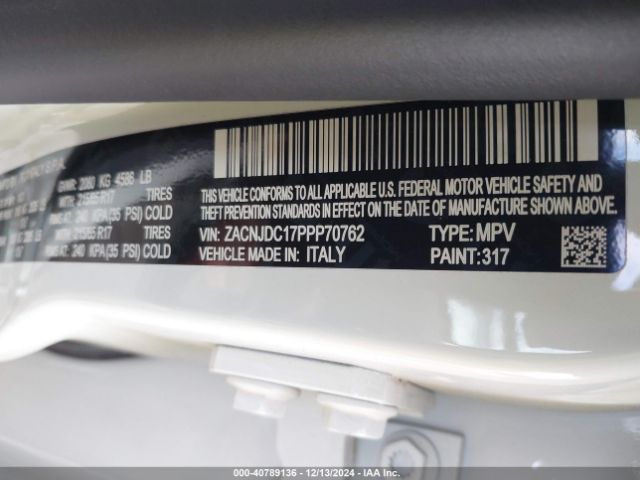 ZACNJDC17PPP70762 Jeep Renegade Trailhawk 4x4
