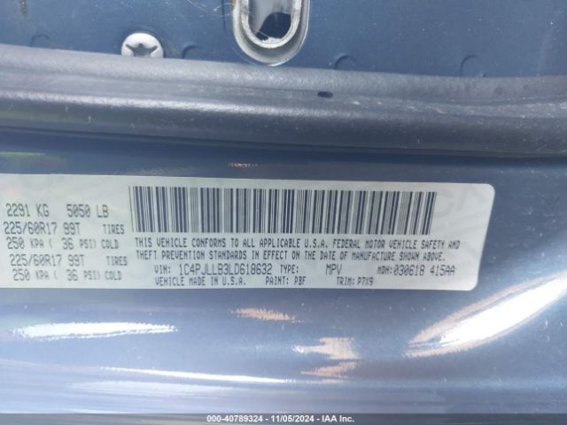 1C4PJLLB3LD618632 Jeep Cherokee Latitude Plus Fwd