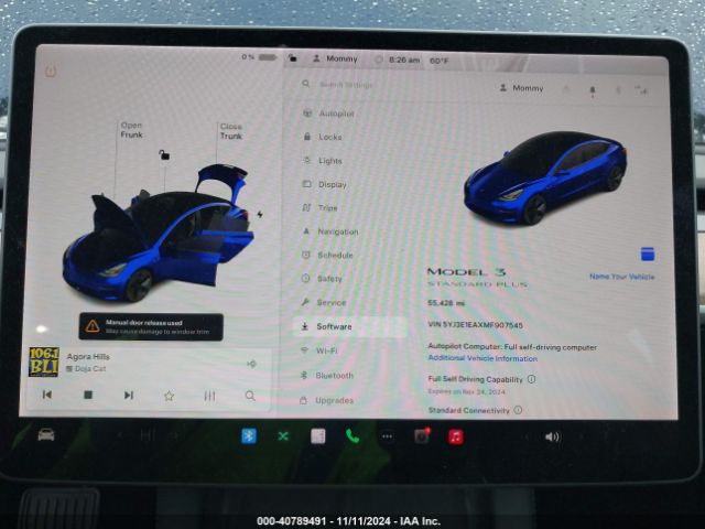 5YJ3E1EAXMF907545 Tesla Model 3 Standard Range Plus Rear-wheel Drive