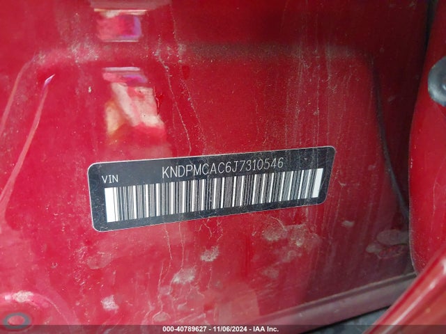 KIA Sportage Lx 2018 KNDPMCAC6J7310546 Image 9