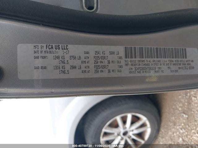Dodge Journey Sxt 2017 3C4PDDBG5HT591610 Image 9