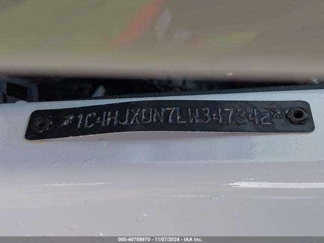 1C4HJXDN7LW347342 Jeep Wrangler Unlimited Sport S 4x4