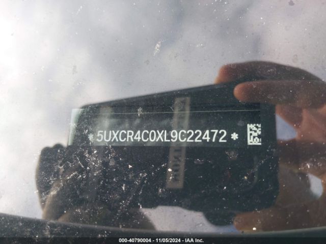 5UXCR4C0XL9C22472 BMW X5 Sdrive40i
