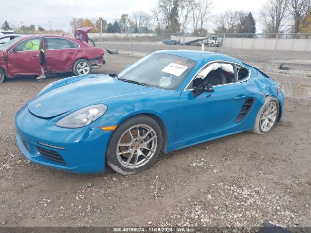 2018 PORSCHE 718 CAYMAN WP0AA2A80JS260082 Photo 1