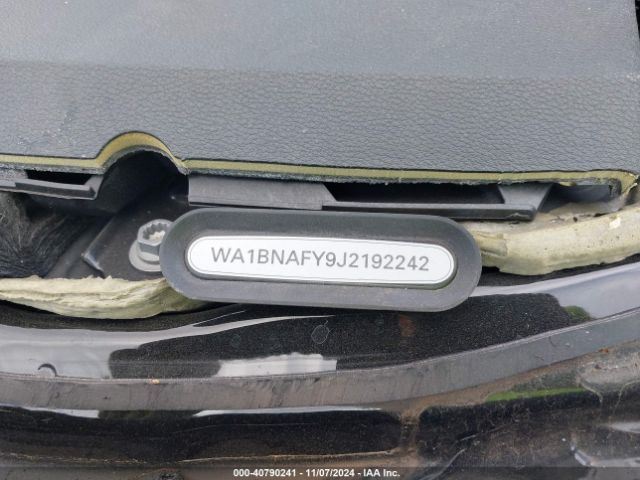 WA1BNAFY9J2192242 Audi Q5 2.0t Premium/2.0t Tech Premium