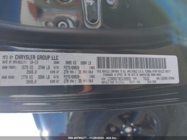 1C6RR6KT8ES189992 RAM 1500 Express