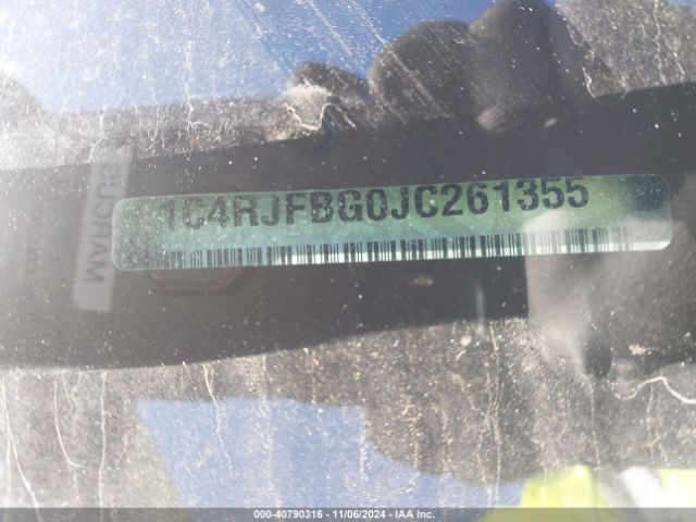 1C4RJFBG0JC261355 Jeep Grand Cherokee Limited
