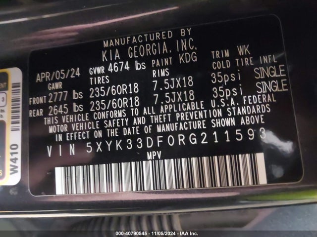 KIA Sportage Ex 2024 5XYK33DF0RG211593 Image 9
