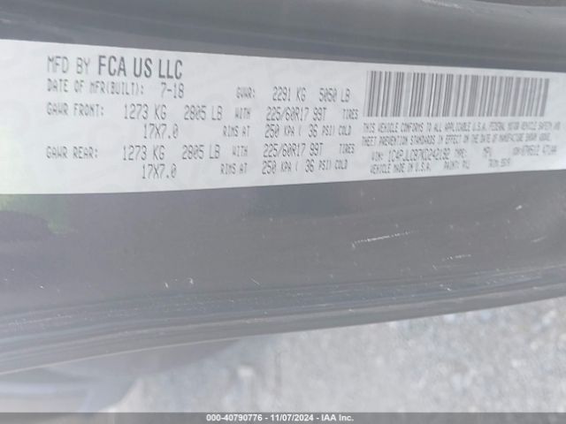 1C4PJLCB7KD242192 Jeep Cherokee Latitude Fwd
