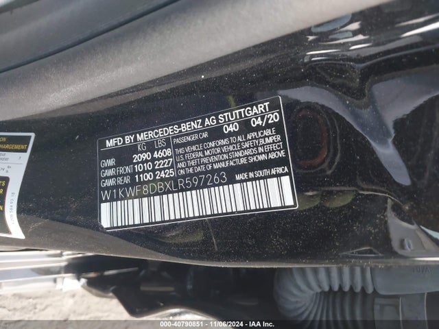 W1KWF8DBXLR597263 Mercedes-Benz C 300
