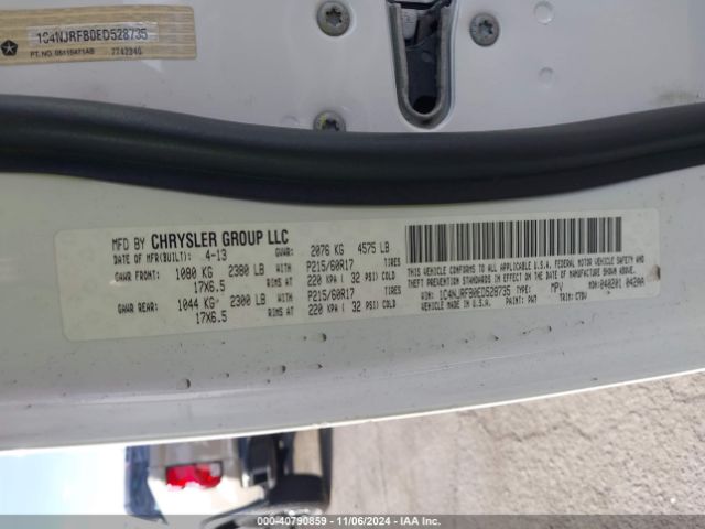 1C4NJRFB0ED528735 Jeep Patriot Latitude