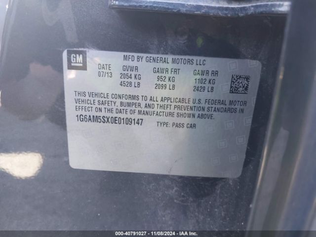 1G6AM5SX0E0109147 Cadillac Ats Premium