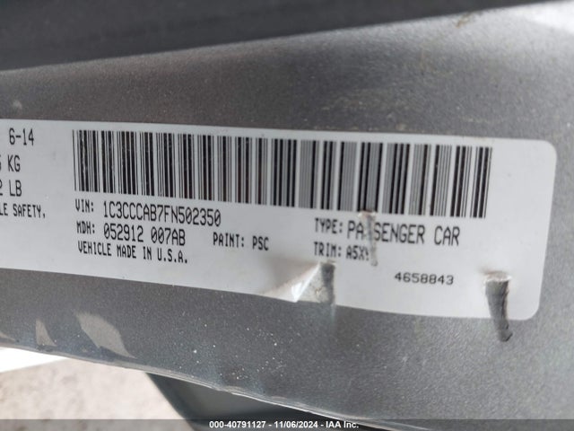 Chrysler 200 Limited 2015 1C3CCCAB7FN502350 Image 9