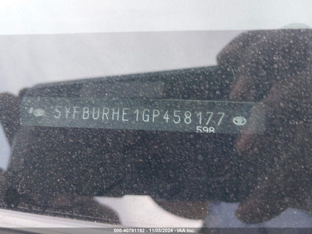 Toyota Corolla S Plus 2016 5YFBURHE1GP458177 Image 9