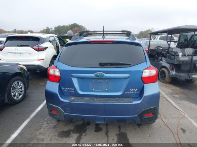 JF2GPAKC2E8259204 Subaru Xv Crosstrek 2.0i Limited
