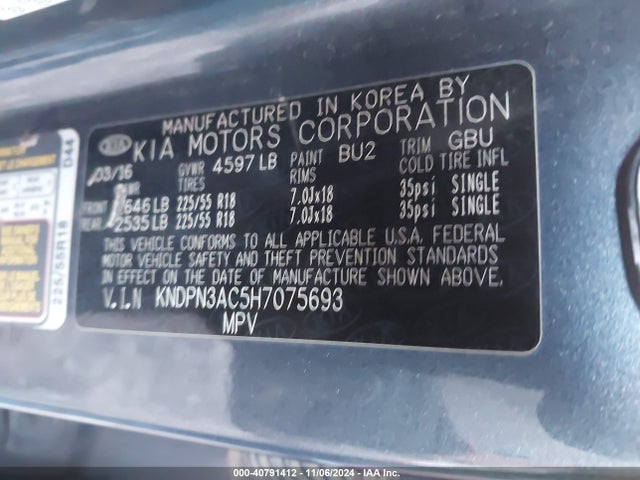 KIA Sportage Ex 2017 KNDPN3AC5H7075693 Image 9