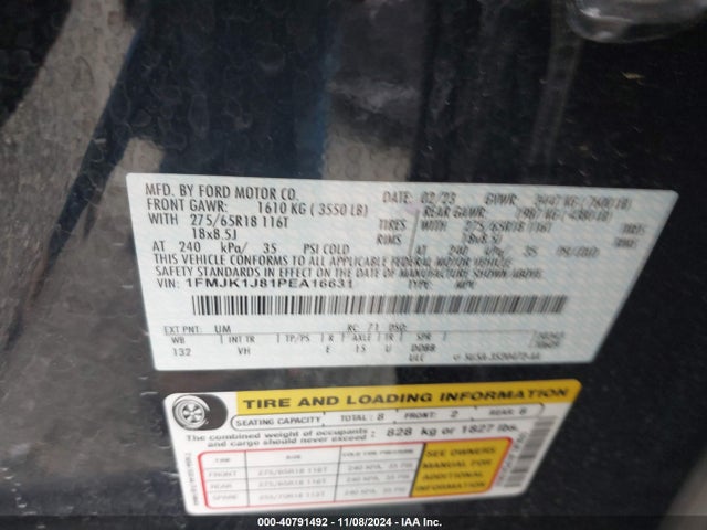 Ford Expedition Xlt Max 2023 1FMJK1J81PEA16631 Image 9