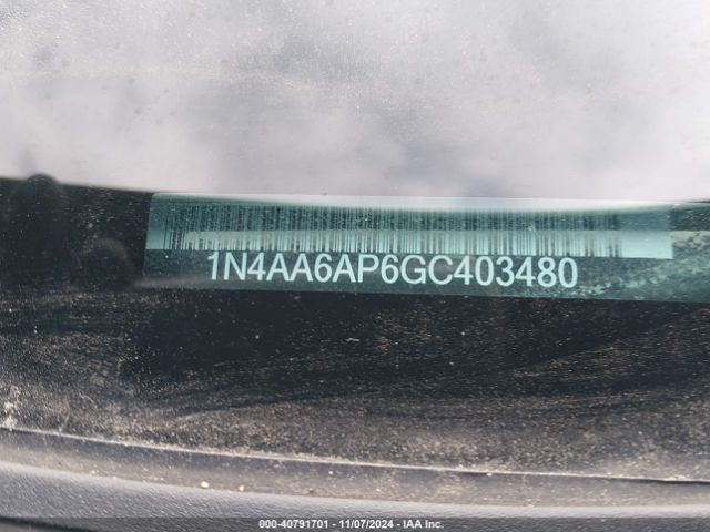 1N4AA6AP6GC403480 Nissan Maxima 3.5 Sl