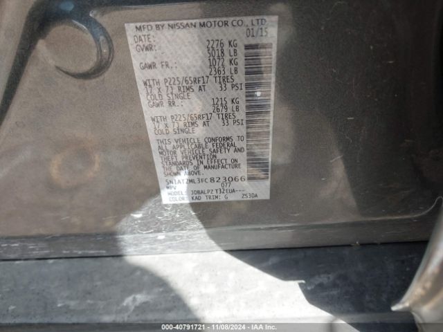 5N1AT2ML3FC823066 Nissan ROGUE S