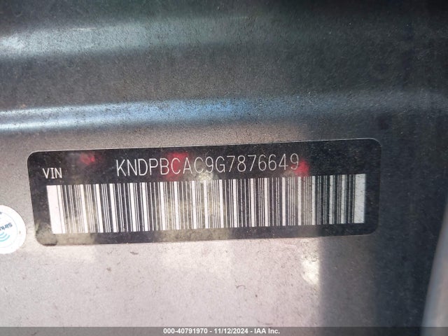 KIA Sportage Lx 2016 KNDPBCAC9G7876649 Image 9