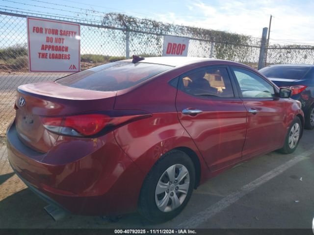 5NPDH4AE3GH769438 Hyundai ELANTRA SE