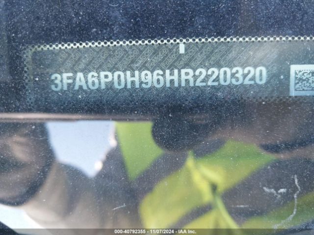 3FA6P0H96HR220320 Ford FUSION SE