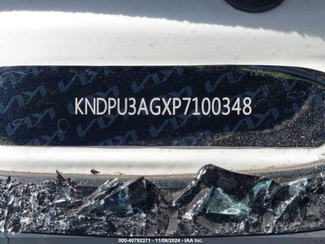 KNDPU3AGXP7100348 KIA Sportage Hybrid Lx
