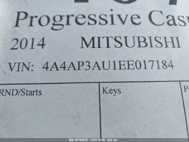 2014 MITSUBISHI OUTLANDER SPORT 4A4AP3AU1EE017184 Photo 8