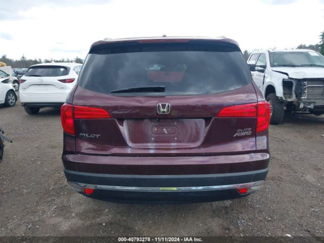 5FNYF6H07GB111309 Honda Pilot Elite