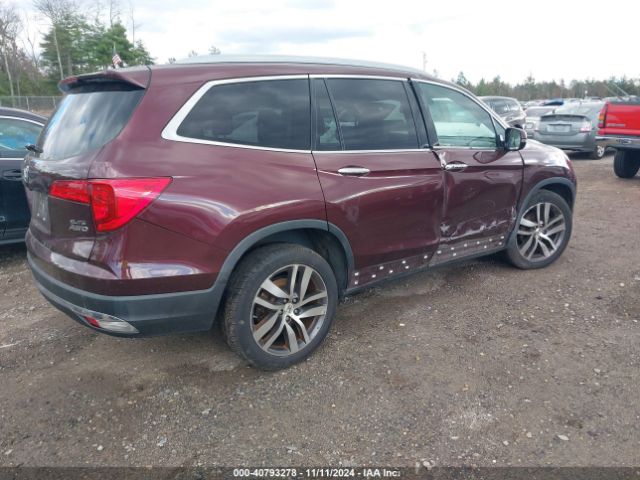 5FNYF6H07GB111309 Honda Pilot Elite
