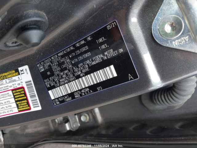 2021 TOYOTA HIGHLANDER 5TDFZRBH3MS118845 Photo 8