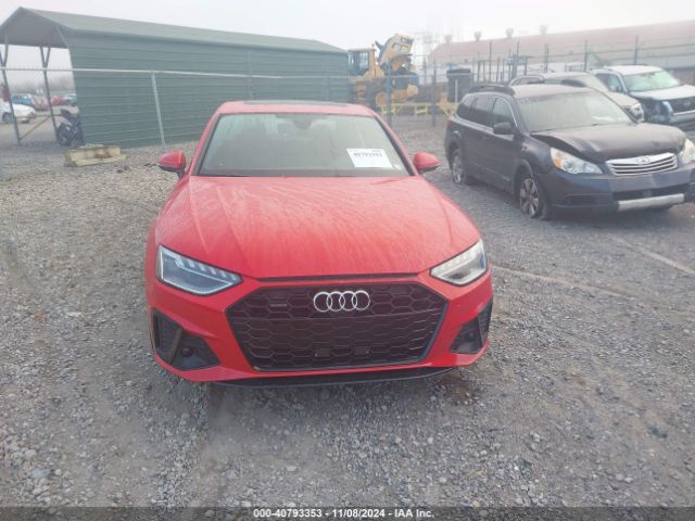 WAUEAAF41MA022752 Audi A4 Premium Plus 45 Tfsi S Line Quattro S Tronic