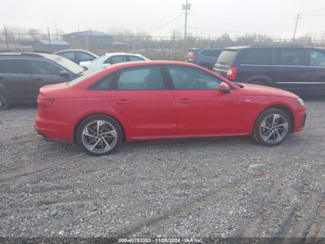 WAUEAAF41MA022752 Audi A4 Premium Plus 45 Tfsi S Line Quattro S Tronic