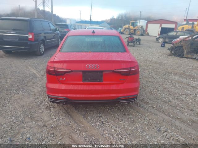 WAUEAAF41MA022752 Audi A4 Premium Plus 45 Tfsi S Line Quattro S Tronic
