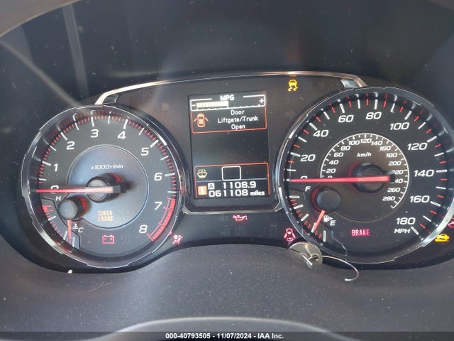 Subaru WRX 2020 JF1VA1A67L9827429 Image 15