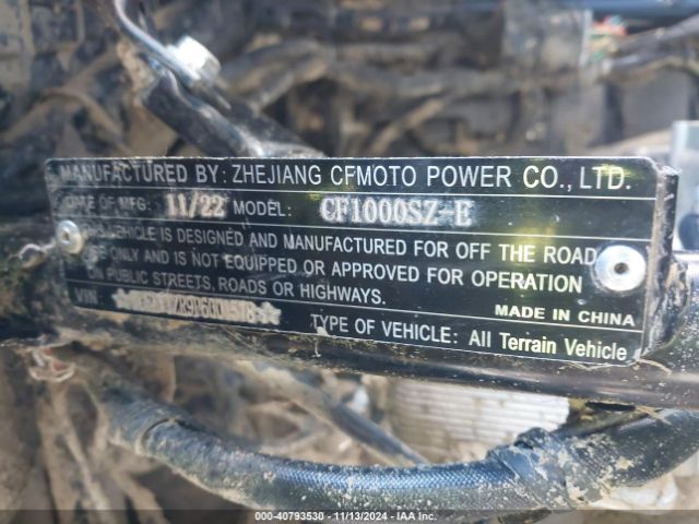 2023 CF MOTO ZFORCE LCELV1ZR9P6001578 Photo 8