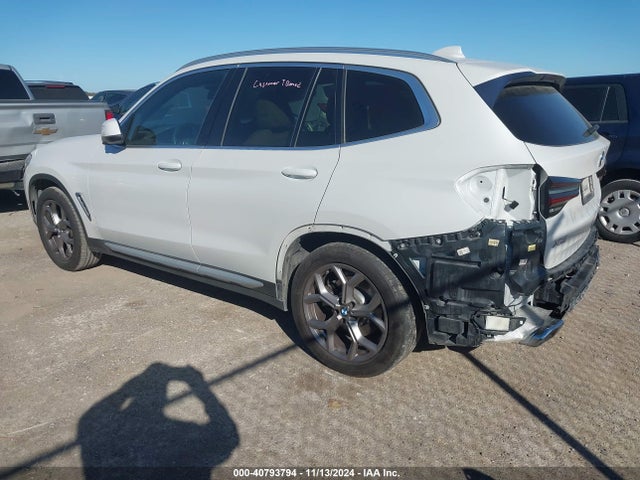 BMW X3 Sdrive30i 2022 5UX43DP01N9J43207 Image 3