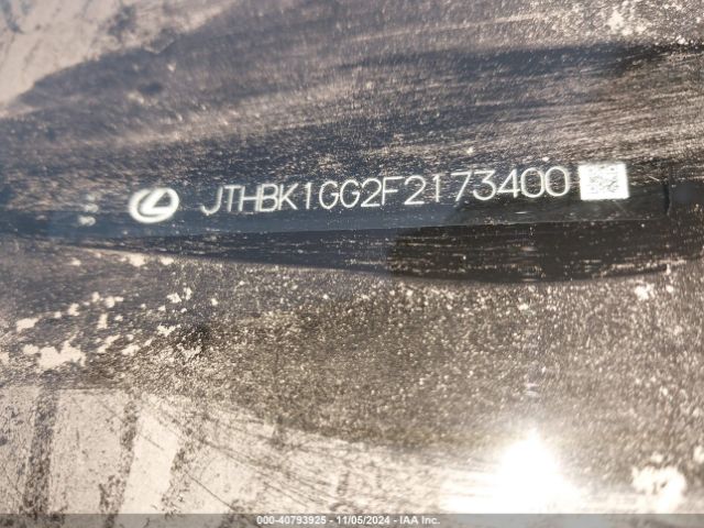 JTHBK1GG2F2173400 Lexus ES 350